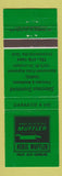 Matchbook Cover - Kebec Muffler Drummondville QC green