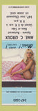 Matchbook Cover - Mme C Giroux Restaurant ST Jean QC pinup