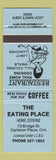 Matchbook Cover - Eating Place Restaurant Carleton Place ON light blue