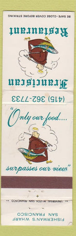 Matchbook Cover - Franciscan Restaurant San Francisco CA WORN