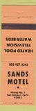 Matchbook Cover - Sands Motel San Simeon CA