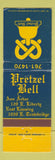 Matchbook Cover - Pretzel Bell Ann Arbor East Lansing MI WEAR