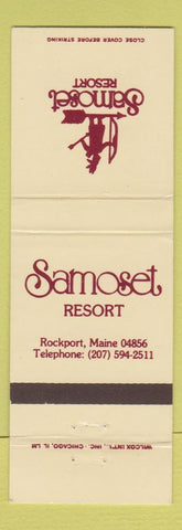 Matchbook Cover - Samoset Resort Rockport ME