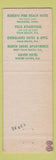Matchbook Cover - Arthur L Roberts Hotels Arthur Hotel Rochester MN