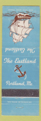 Matchbook Cover - The Eastland Portland ME Radio WCSH TV WEAR