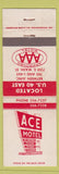 Matchbook Cover - Ace Motel Indianapolis? WEAR