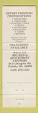 Matchbook Cover - Big Red Q Quick Print Center Fort Myers FL