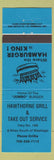 Matchbook Cover - Hawthorne Grill Orillia ON blue