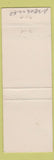 Matchbook Cover - Tower Motel Tower City ND