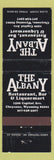 Matchbook Cover - The Albany Restaurant Cheyenne WY WEAR