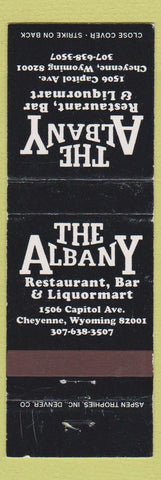 Matchbook Cover - The Albany Restaurant Cheyenne WY WEAR