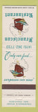 Matchbook Cover - Franciscan Restaurant San Francisco CA