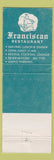Matchbook Cover - Franciscan Restaurant San Francisco CA