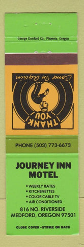 Matchbook Cover - Journey Inn Motel Medford OR