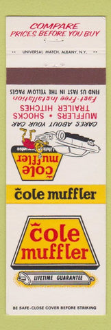 Matchbook Cover - Cole Muffler