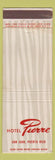 Matchbook Cover - Hotel Pierre San Juan Puerto Rico