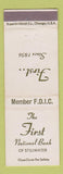 Matchbook Cover - First National Bank of Stillwater MN WEAR