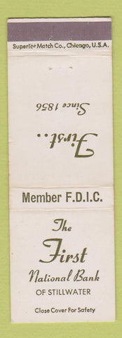 Matchbook Cover - First National Bank of Stillwater MN WEAR