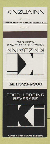 Matchbook Cover - Kinzua Inn Warren PA