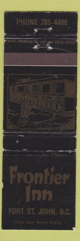 Matchbook Cover - Frontier Inn Fort St John BC WEAR