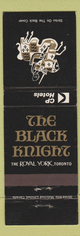 Matchbook Cover - The Black Knight Royal York Hotel Toronto ON