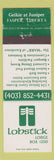 Matchbook Cover - Lobstick Lodge Jasper AB