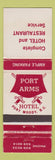 Matchbook Cover - Port Arms Hotel Port Moody BC