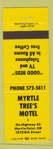 Matchbook Cover - Myrtle Tree's Motel Myrtle Point OR