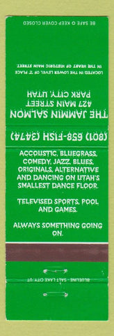 Matchbook Cover - Jammin Salmon Park City UT Jazz