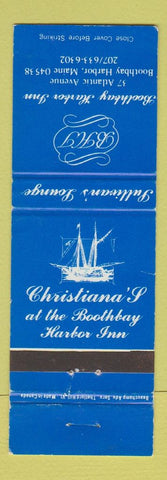 Matchbook Cover - Boothbay Harbor Inn ME