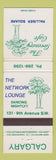 Matchbook Cover - Greenery Cafe Calgary AB