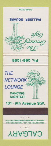 Matchbook Cover - Greenery Cafe Calgary AB