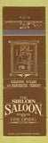 Matchbook Cover - Sirloin Saloon Restaurant Manchester Shelburne Rutland VT