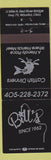Matchbook Cover - Bull's Catfish Dinners Waurika OK
