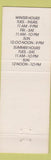 Matchbook Cover - Bull's Catfish Dinners Waurika OK