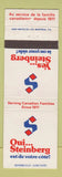 Matchbook Cover - Steinberg Canada