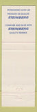 Matchbook Cover - Steinberg Canada