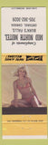 Matchbook Cover - Mid North Motel Burk's Falls ON pinup peach band