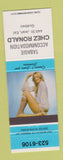 Matchbook Cover - Tabagie Chez Ronald Quebec QC pinup