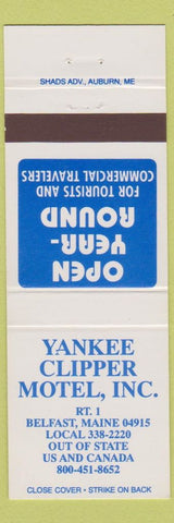 Matchbook Cover - Yankee Clipper Motel Belfast ME