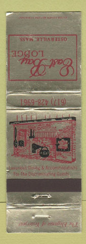 Matchbook Cover - East Bay Lodge Osterville MA WORN