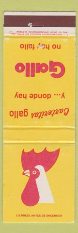 Matchbook Cover - Gallo Chicken Guatemala