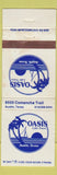 Matchbook Cover - Oasis Lake Travis Austin TX WORN