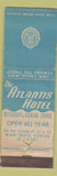 Matchbook Cover - Atlantis Hotel Miami Beach FL WORN