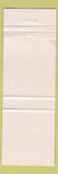 Matchbook Cover - Queensway Motel Simcoe ON lime