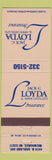 Matchbook Cover - Jack C Loyda Insurance Milwaukee WI