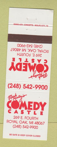 Matchbook Cover - Comedy Castle Royal Oak MI Stand Up Comedy