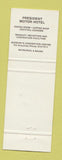 Matchbook Cover - President Motor Hotel Sudbury ON
