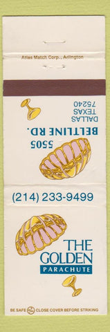 Matchbook Cover - Golden Parachute Dallas TX WEAR