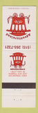 Matchbook Cover - Adventureland Des Moines IA Amusement